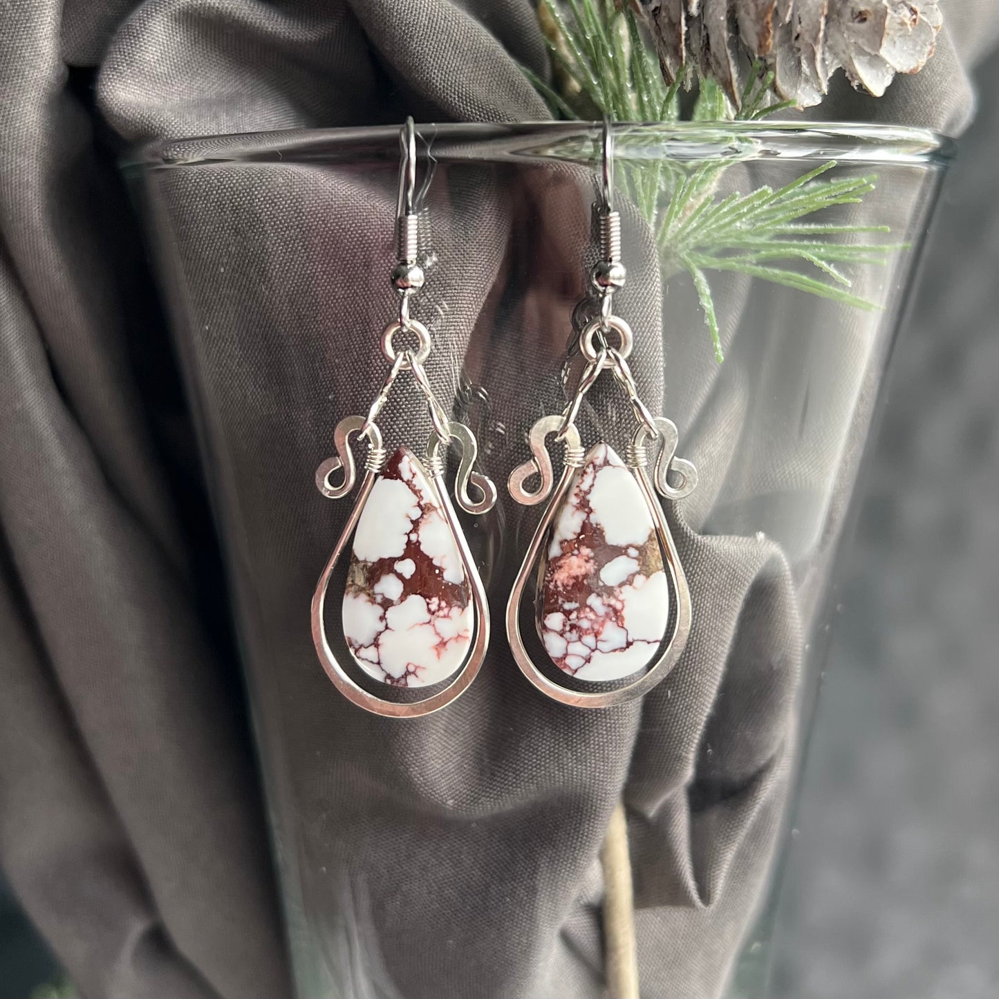 Wild Horse Stone Earrings