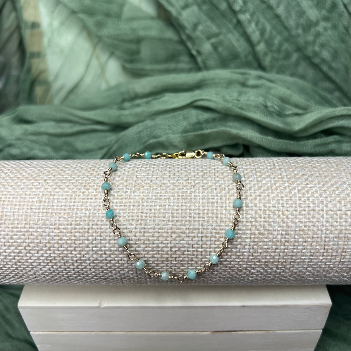Amazonite Bracelet – 14k Gold Filled