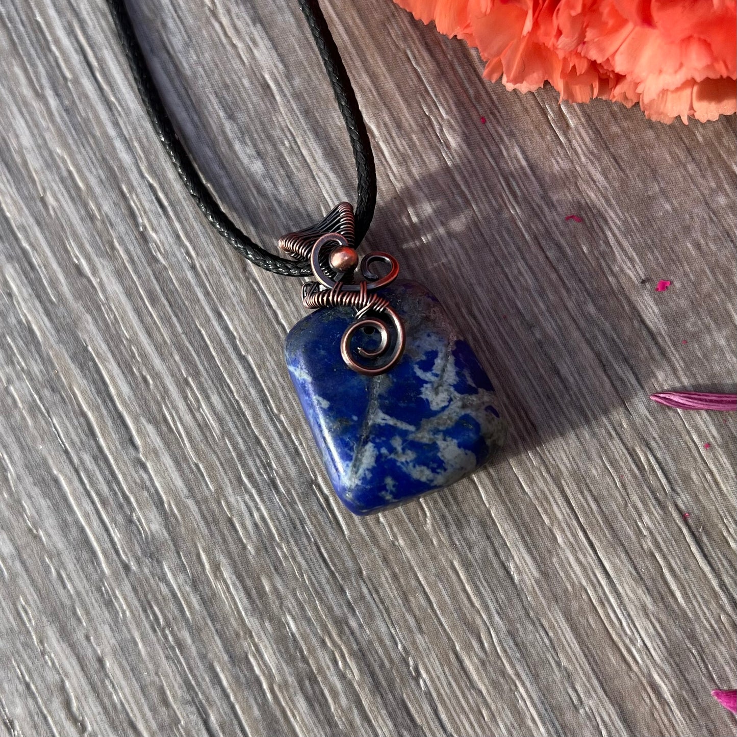 Lapis Lazuli Tumble Pendant