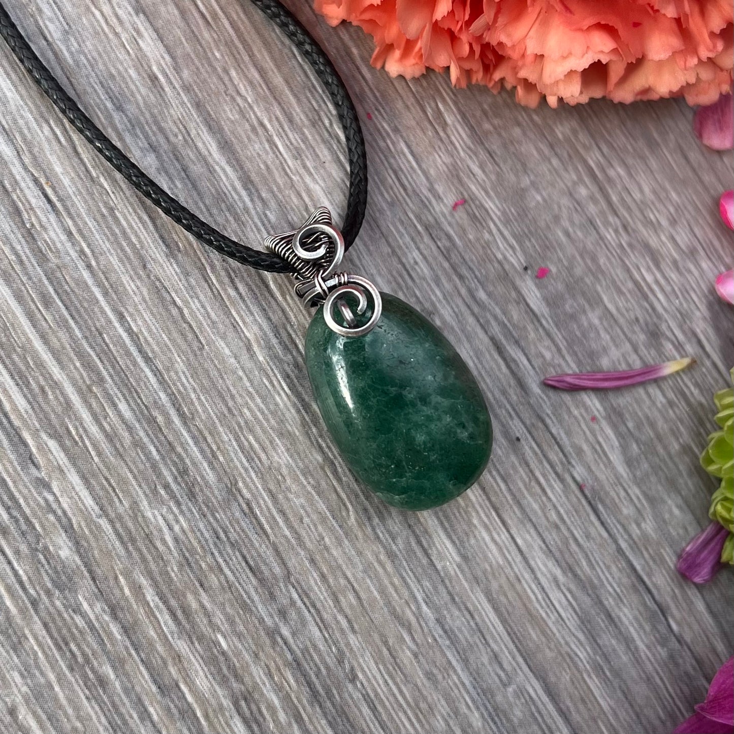 Green Aventurine Tumble Pendant