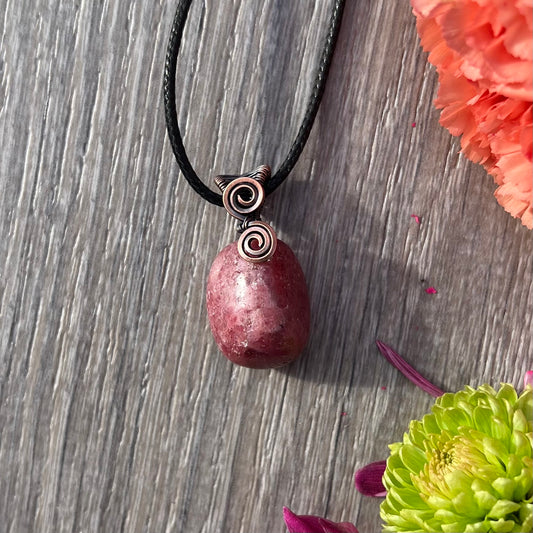 Thulite Tumble Pendant