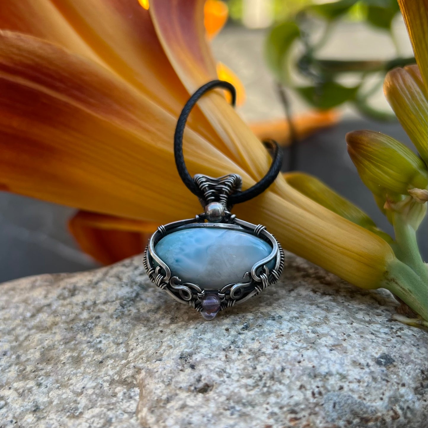 Larimar Pendant