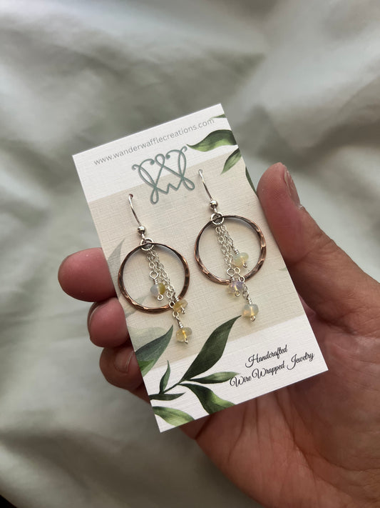 Ethiopian Earrings Mixed Metal