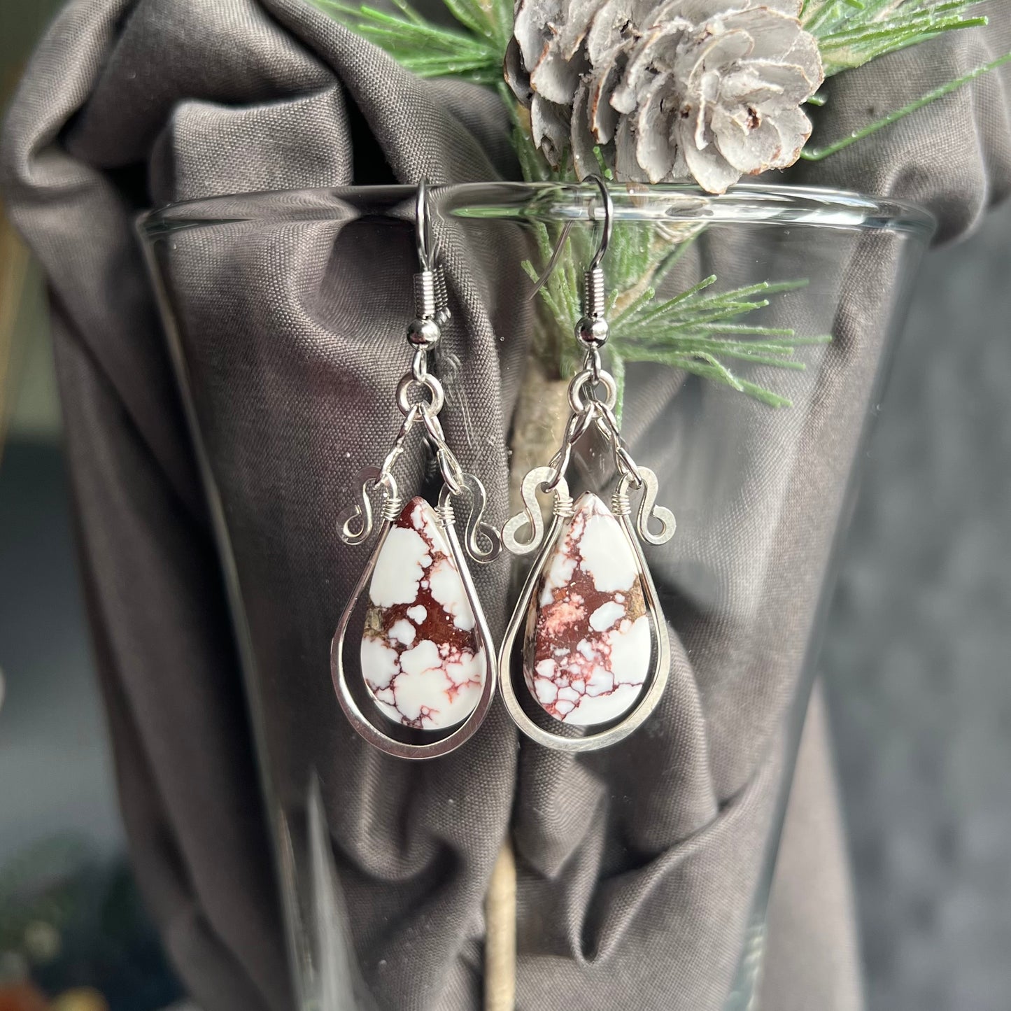 Wild Horse Stone Earrings
