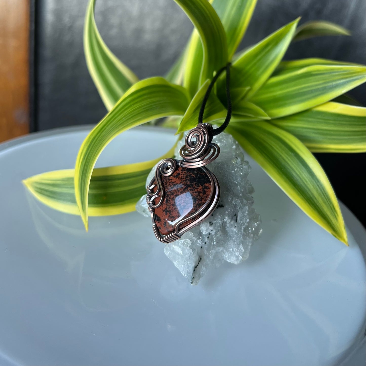 Mahogany Obsidian Pendant