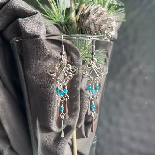 Neon Apatite Earrings