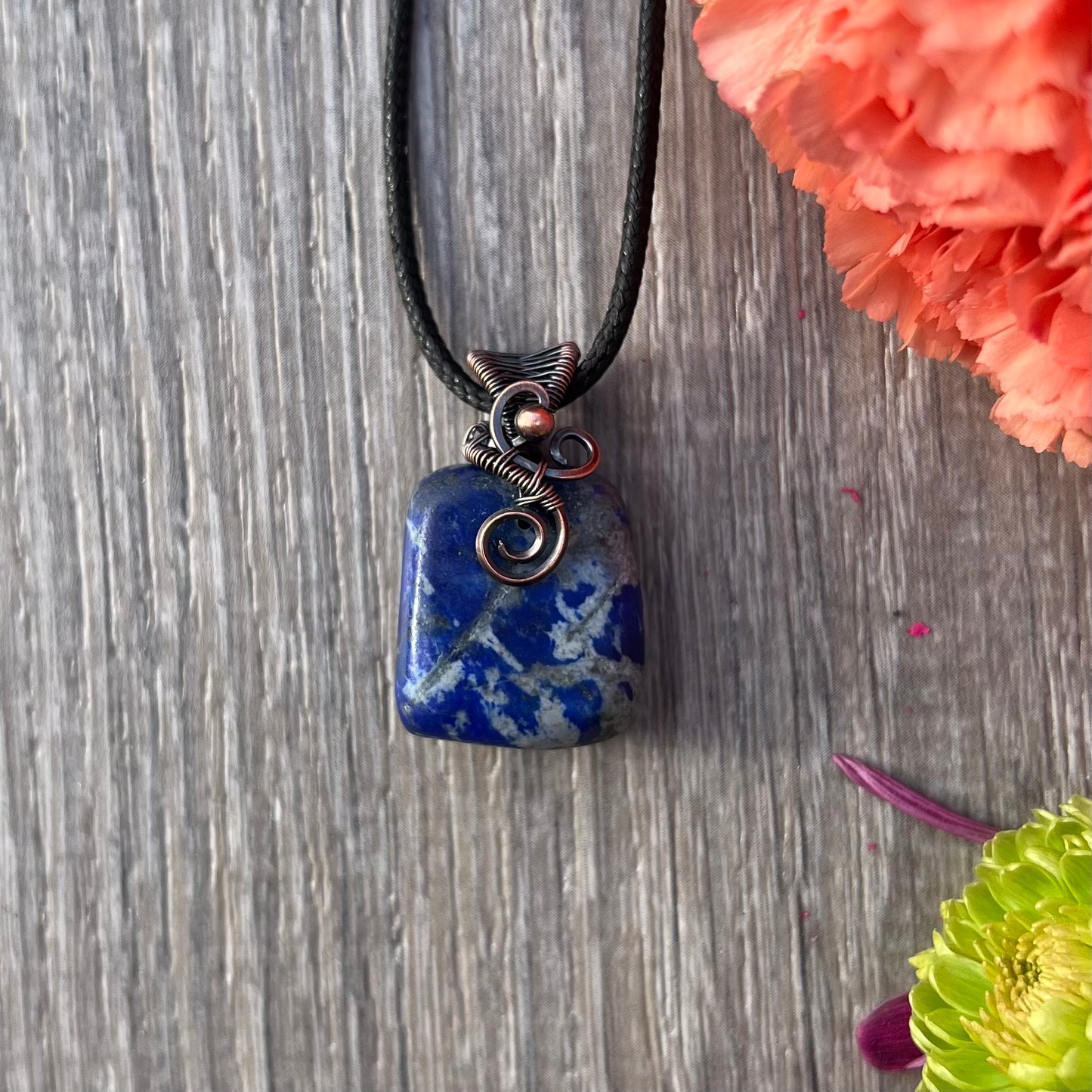 Lapis Lazuli Tumble Pendant