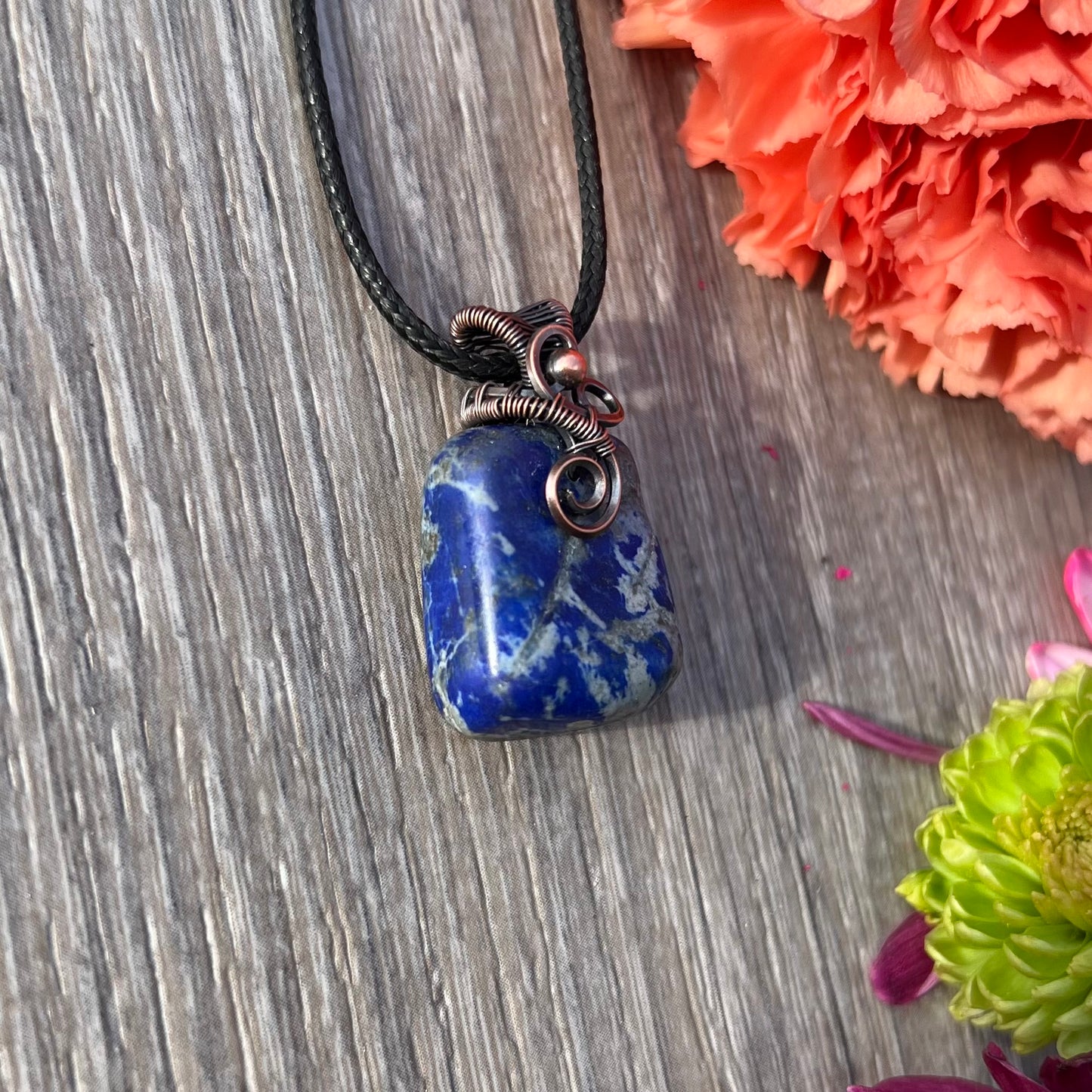 Lapis Lazuli Tumble Pendant