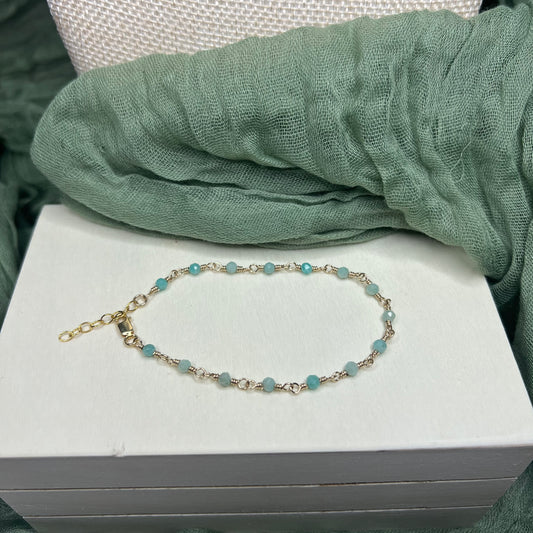 Amazonite Bracelet – 14k Gold Filled