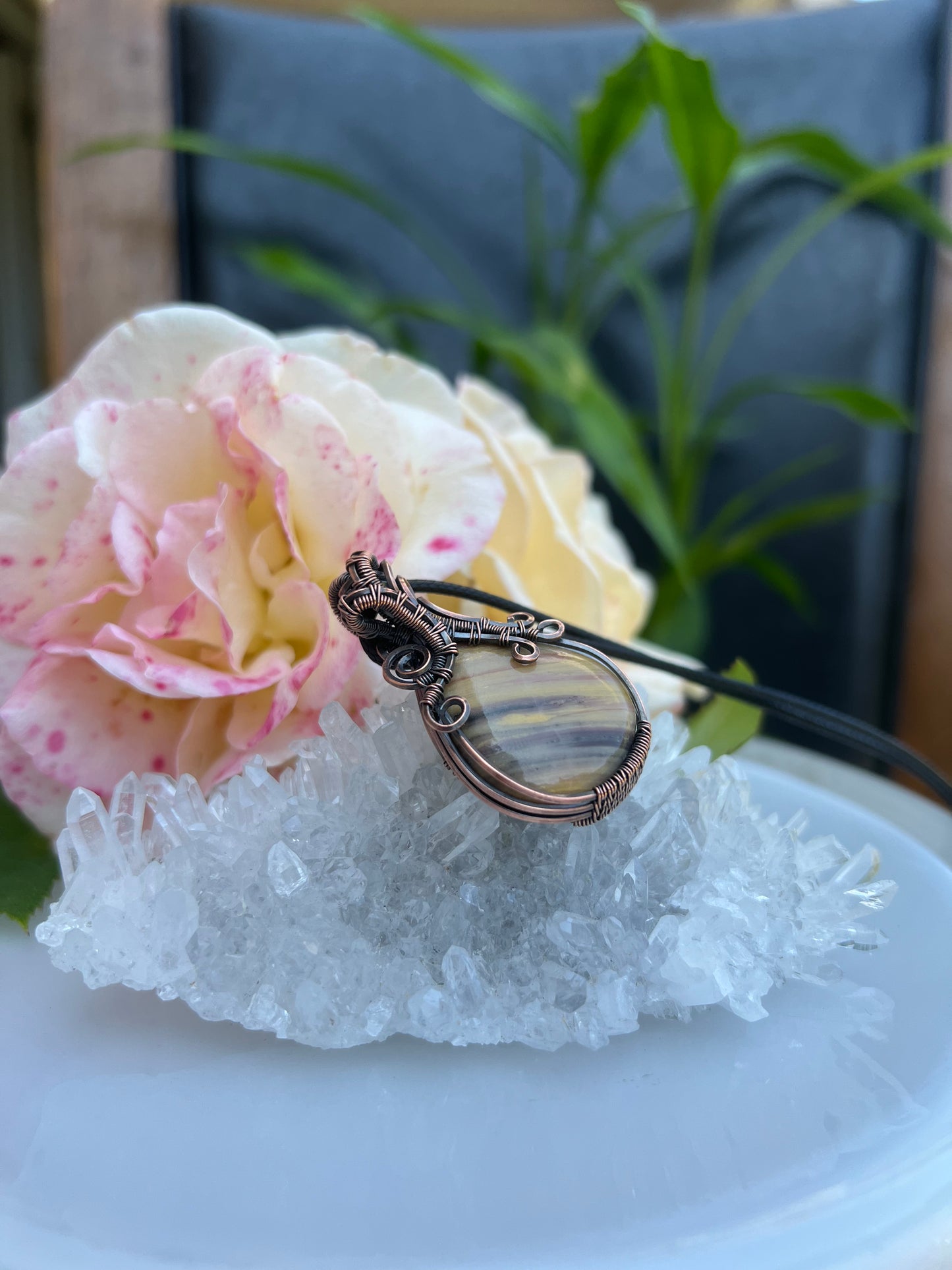 Zebra Jasper Pendant