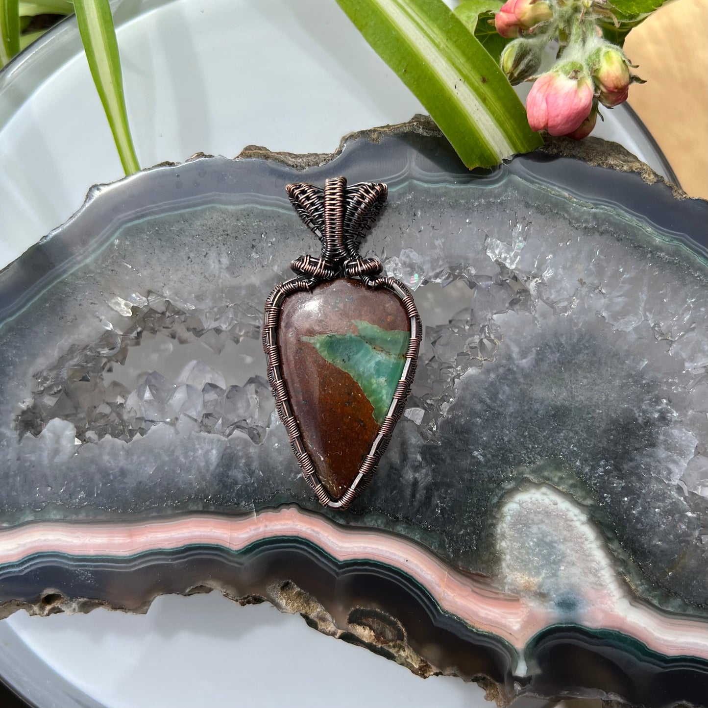 Bio Chrysoprase Pendant