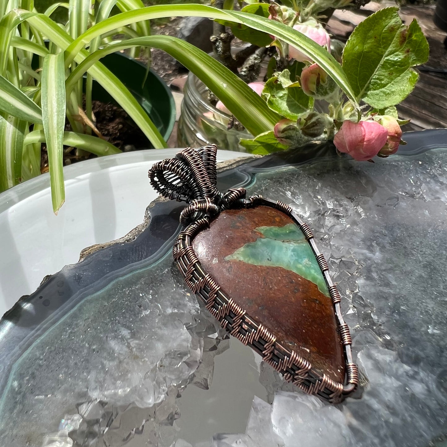 Bio Chrysoprase Pendant