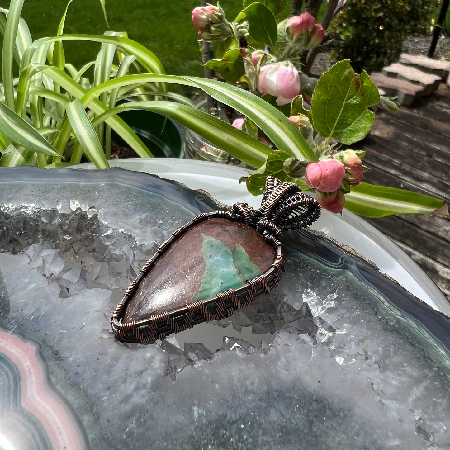 Bio Chrysoprase Pendant