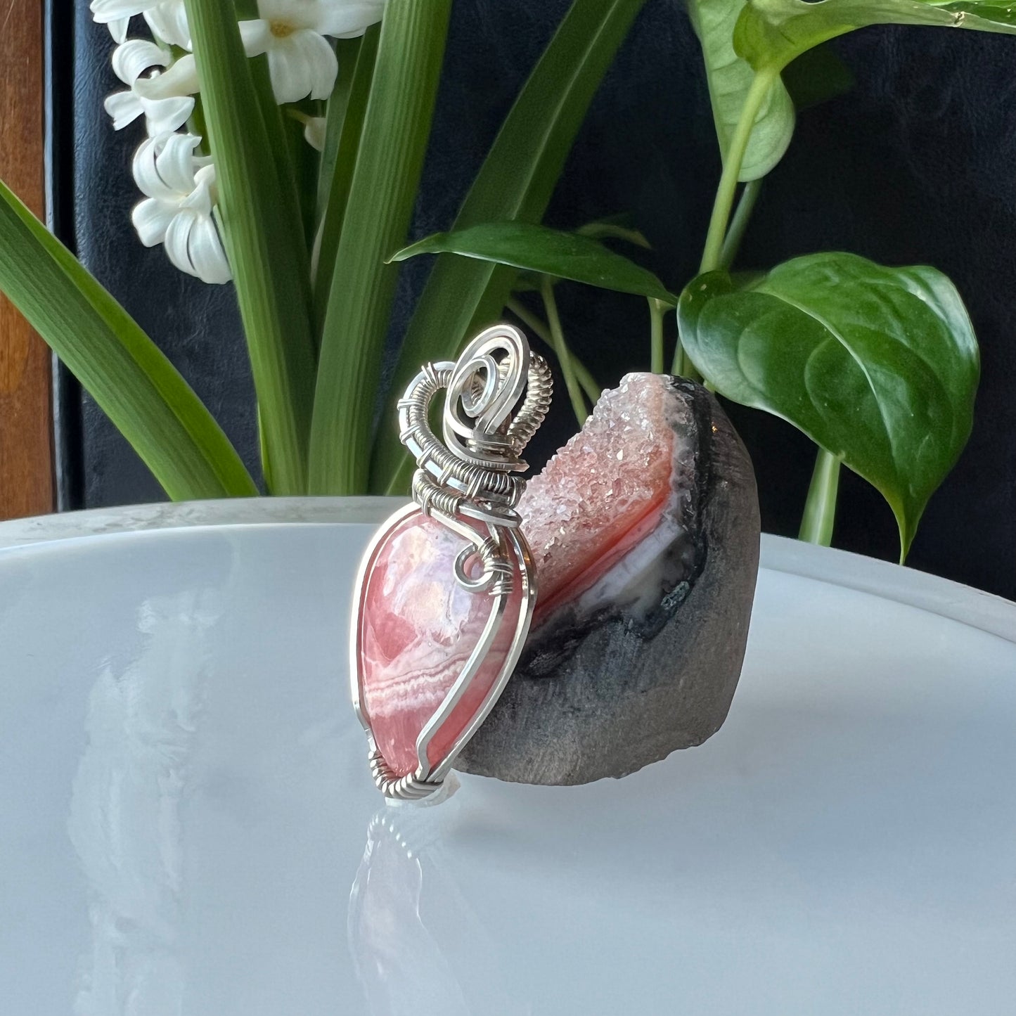 Rhodochrosite Pendant