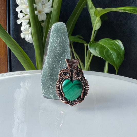 Malachite Heart Pendant